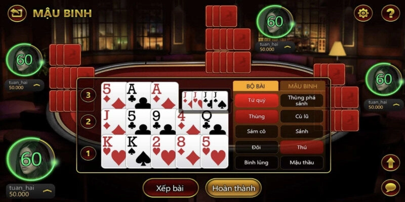 cách chơi Mậu Binh